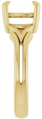 Sužadėtuvių Žiedas „Claw-Prong Solitaire“ 14k yellow gold Cushion 8mm (4)