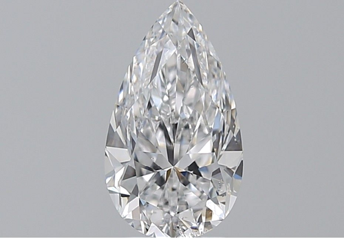 2.51 carat D-SI1 Natūralus Pear Deimantas (1)