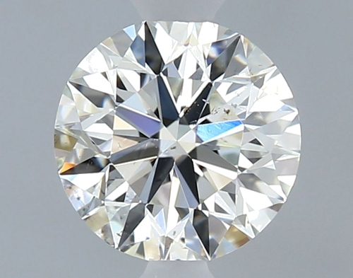 0.5 carat I-SI1 Excellent cut Natūralus Round Deimantas (1)