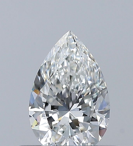 0.41 carat G-VVS1 Natūralus Pear Deimantas (1)
