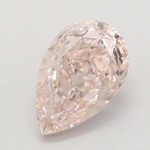 0.5 carat Fancy Light Pink-VS1 Natūralus Pear Deimantas (1)