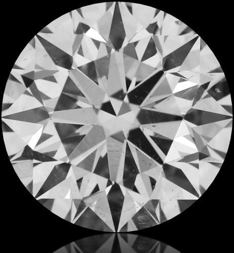 0.63 carat F-SI1 Excellent cut Natūralus Round Deimantas (1)