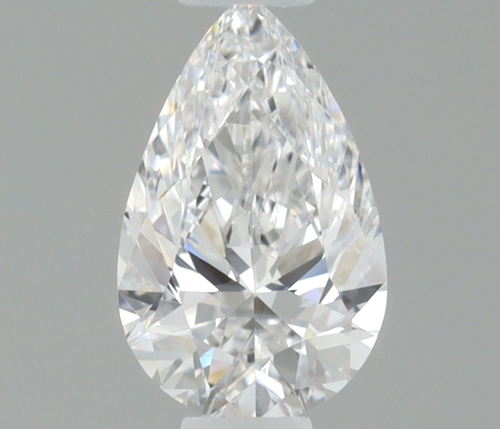 0.3 carat D-VVS1 Natūralus Pear Deimantas (1)