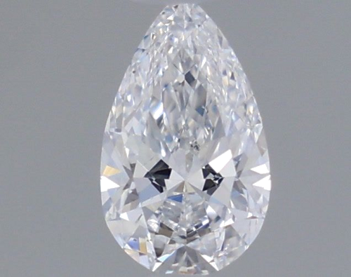0.3 carat D-SI2 Natūralus Pear Deimantas (1)