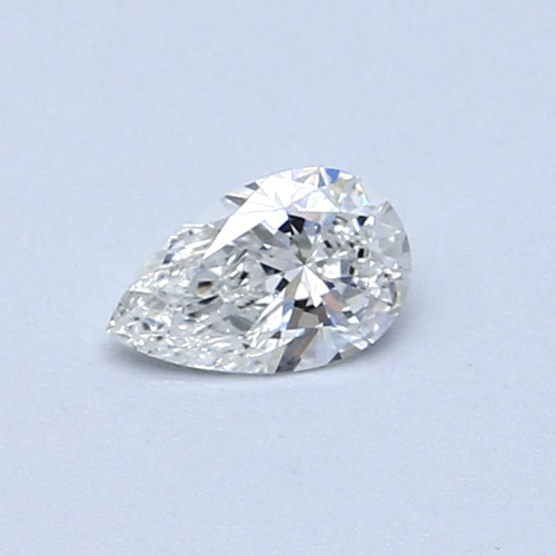 0.3 carat F-SI1 Natūralus Pear Deimantas (1)