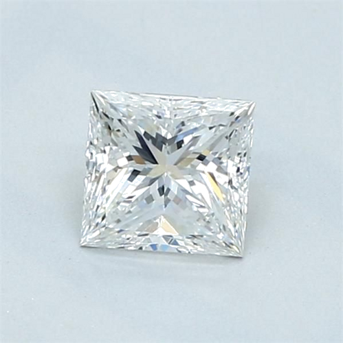 0.61 carat F-VS1 Natūralus Princess Deimantas (1)