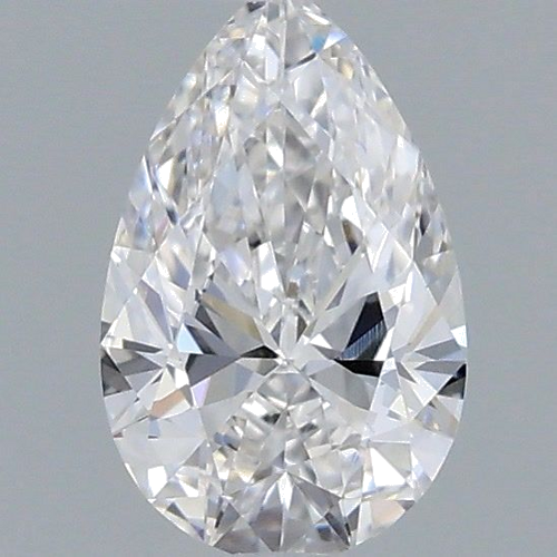 0.31 carat F-VVS1 Natūralus Pear Deimantas (1)