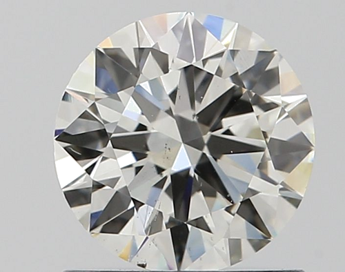 0.91 carat I-SI1 Excellent cut Natūralus Round Deimantas (1)