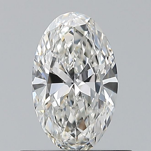 0.5 carat G-VVS2 Natūralus Oval Deimantas (1)
