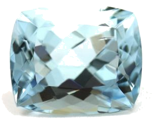 5.54 carat BLUE Cushion Aquamarine (1)