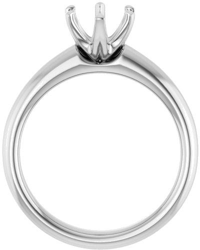 Sužadėtuvių Žiedas „Solstice Solitaire®“ 14k white gold Oval 9mm x 7mm (2)