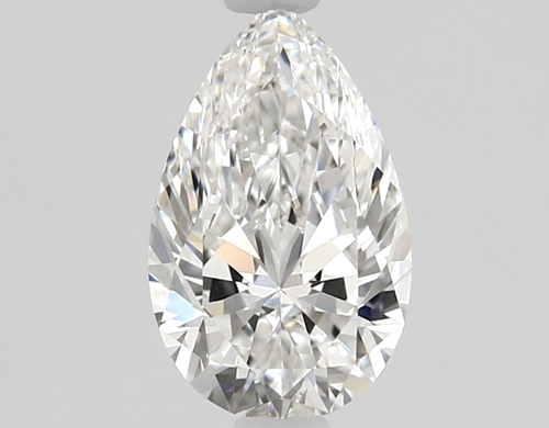 0.73 carat G-VVS2 Natūralus Pear Deimantas (1)