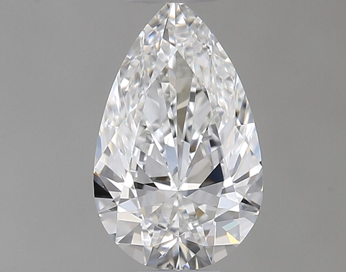 0.45 carat E-VVS1 Natūralus Pear Deimantas (1)