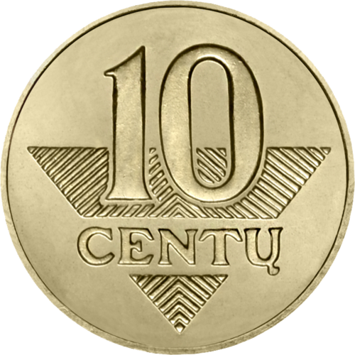 1998 - 2014 Lietuva 10 centu UNC monēta (Mix years) (1)