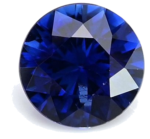 0.6 carat BLUE Round Safyras (1)