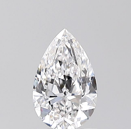 0.65 carat E-SI1 Natūralus Pear Deimantas (1)