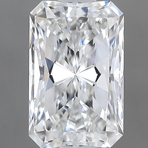 0.5 carat F-VVS1 Natūralus Radiant Deimantas (1)