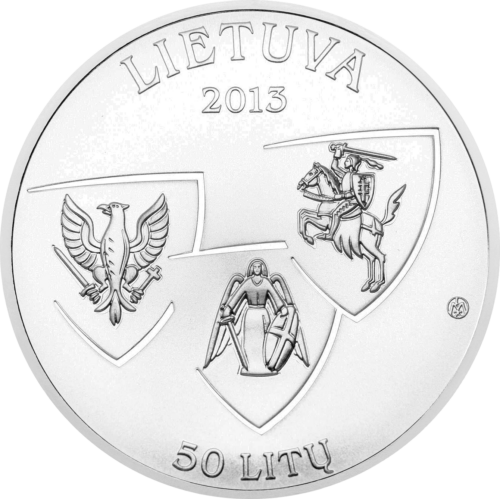 2013 Годовщина восстания 1863-1864 Литва серебряная монета 50 литов PF 70 ULTRA CAMEO (4)