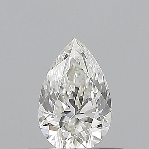 0.5 carat H-IF Natūralus Pear Deimantas (1)