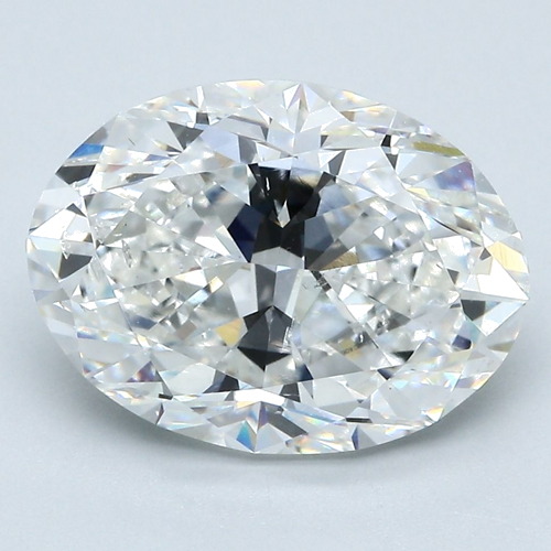5.02 carat F-SI1 Natūralus Oval Deimantas (1)
