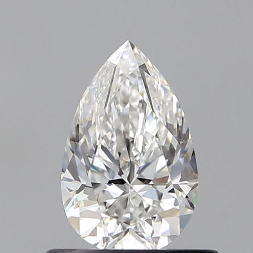 0.6 carat F-SI1 Natūralus Pear Deimantas (1)