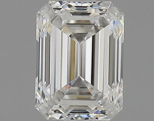 0.45 carat F-VVS1 Natūralus Emerald Deimantas (1)