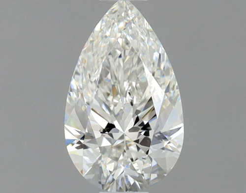 0.5 carat G-VVS2 Natūralus Pear Deimantas (1)