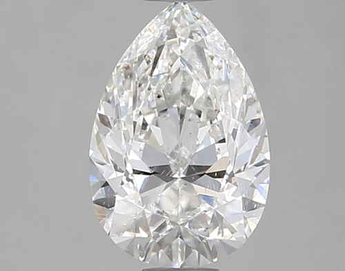 0.9 carat G-SI2 Natūralus Pear Deimantas (1)
