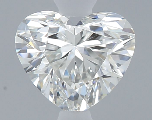 0.33 carat G-VVS2 Natūralus Heart Deimantas (1)