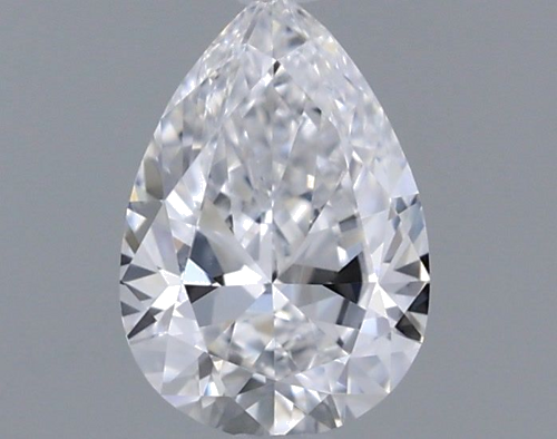 0.35 carat D-VVS1 Natūralus Pear Deimantas (1)