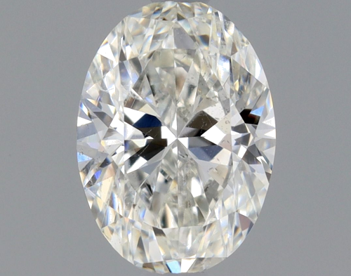 0.5 carat I-SI2 Natūralus Oval Deimantas (1)