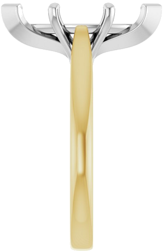 Sužadėtuvių Žiedas 14k yellow/white gold Marquise 15mm x 7mm (4)