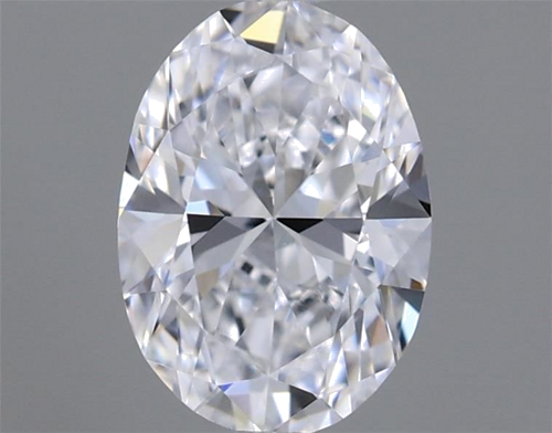 0.5 carat D-VVS2 Natūralus Oval Deimantas (1)