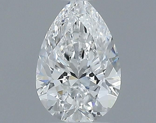 0.33 carat D-VS2 Natūralus Pear Deimantas (1)