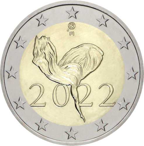 2022 Финляндия Балет монета 2 евро (1)