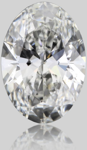 0.5 carat G-VS2 Natūralus Oval Deimantas (1)