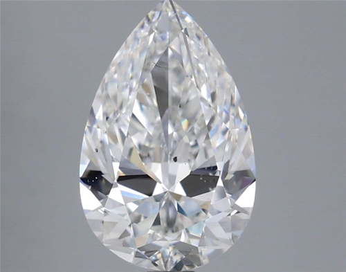 2.51 carat E-SI1 Natūralus Pear Deimantas (1)