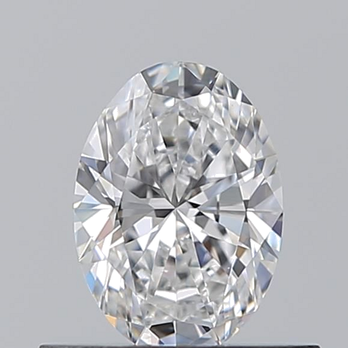 0.5 carat D-VS2 Natūralus Oval Deimantas (1)