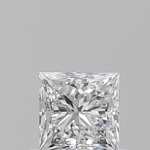 0.6 carat F-VVS1 Natūralus Princess Deimantas (1)