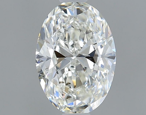 0.5 carat I-SI2 Natūralus Oval Deimantas (1)