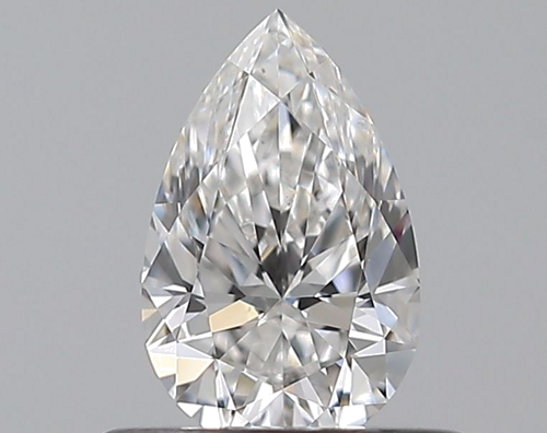 0.46 carat E-SI1 Natūralus Pear Deimantas (1)