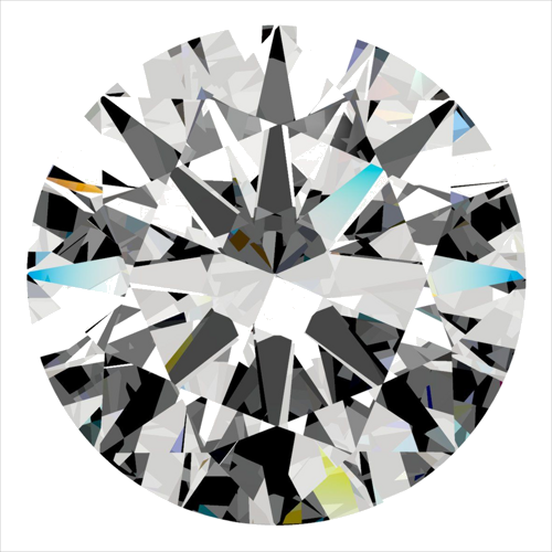 0.32 carat F-SI1 Excellent cut Natūralus Round Deimantas (1)