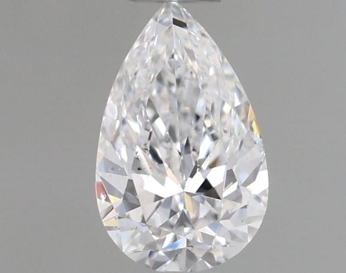 0.37 carat D-SI1 Natūralus Pear Deimantas (1)