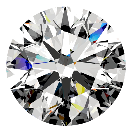 0.58 carat G-VS2 Excellent cut Natūralus Round Deimantas (1)