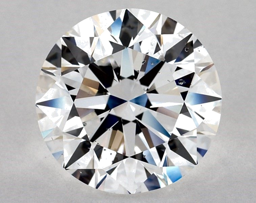 6.02 carat D-SI1 Excellent cut Natūralus Round Deimantas (1)