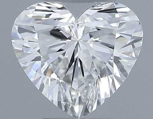 0.57 carat H-IF Natūralus Heart Deimantas (1)