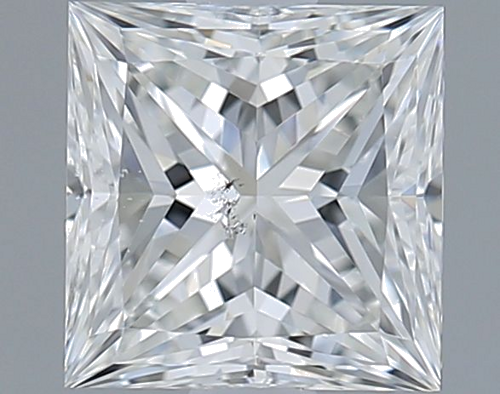 1.01 carat F-SI2 Natūralus Princess Deimantas (1)