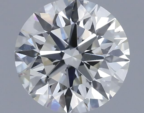 0.51 carat I-SI1 Excellent cut Natūralus Round Deimantas (1)