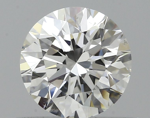 0.52 carat G-SI1 Excellent cut Natūralus Round Deimantas (1)