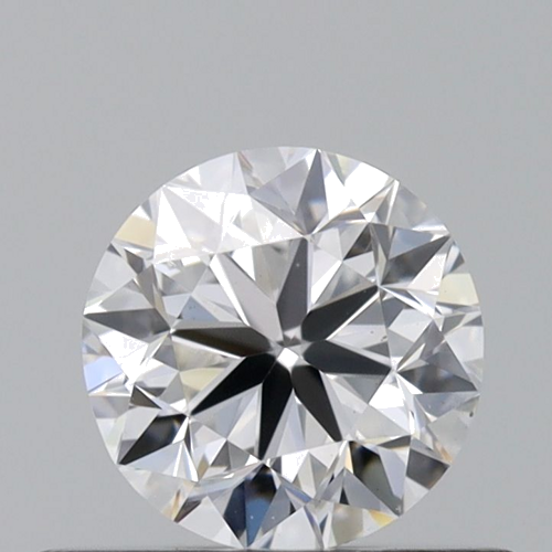 0.51 carat F-SI1 Very Good cut Natūralus Round Deimantas (1)